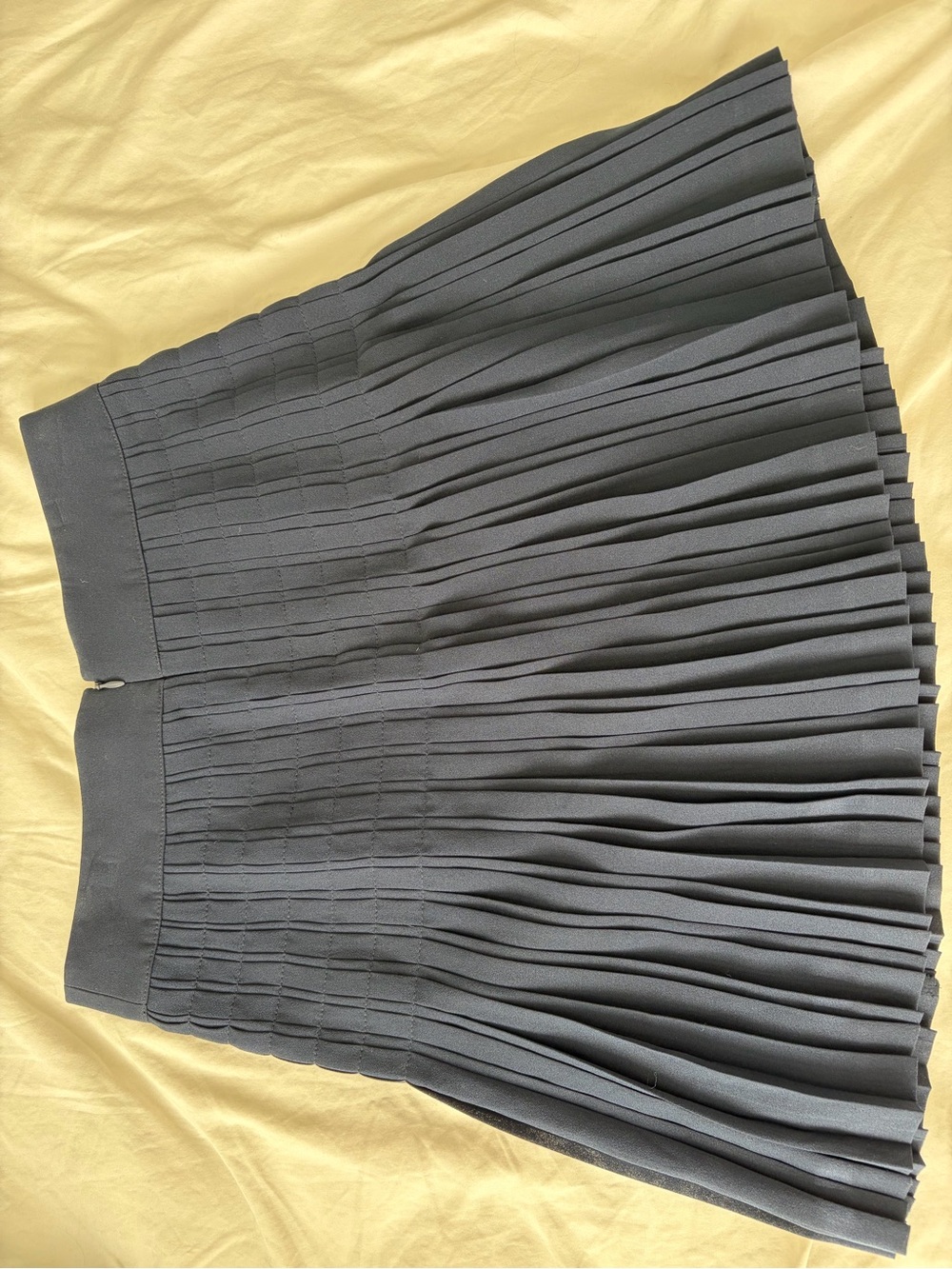 J Crew Pleated Mini Skirt in Navy - Picture 5 of 5